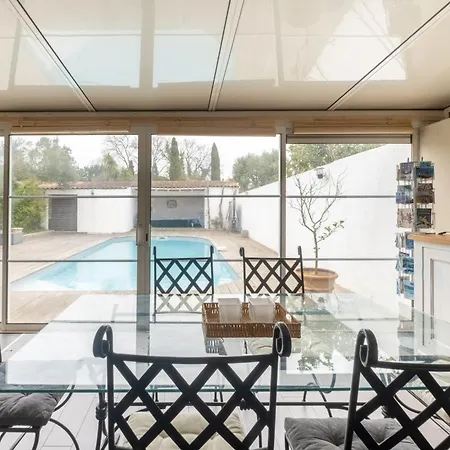 펜션 La Casa Rocha - Piscine - Clim - Parking Privee 라테스트드뷔크